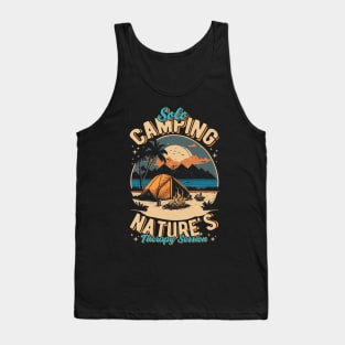 Solo Camping Nature's Therapy Session Tank Top